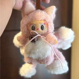 Labubu custom - 9 tails fox in pink